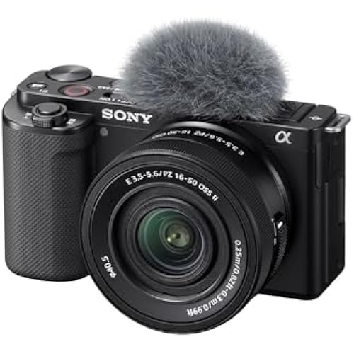 Sony ZV-E10 APS-C Mirrorless Camera with 16-50mm Lens Black