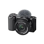 Sony Alpha ZVE10 APSC Mirrorless Interchangeable Lens Camera Black with 16-50mm Zoom Lens Kit