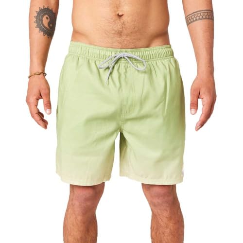 Rip Curl Bañador Hombre Alcion Volley Verde limón