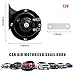 Gasedin Loud Car Horn, 300DB Super Loud Electric Snail Horn, 12V Waterproof Air Horns Replacement Kit for Vehicle, Motorcycle, Truck, Bike, Boat, Universal Car Accessories (Black)