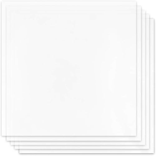 25 plantillas en blanco de 4 mil de material transparente Mylar plantillas de 12 x 12 pulgadas para hacer plantillas de pintura, plantillas de