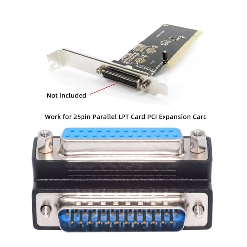 Adaptador Ángulo 90° DB25 Pin Macho a Hembra miniatura 2