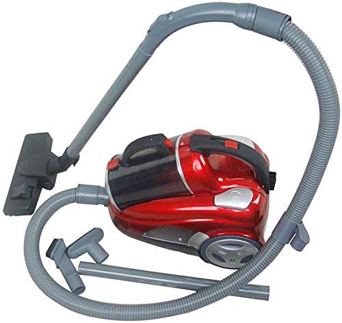 Teland 2000W Vacuum Bagless Cyclonic, 18Kpa Powerful Compact Vacuum Cleaner Sled System 4 Filtration, Working Radius 7.5M, Red , with UK Plug