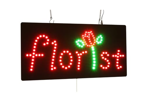 Signalisation lumineuse pour vitrine : l'atout phare des commerces de fleurs