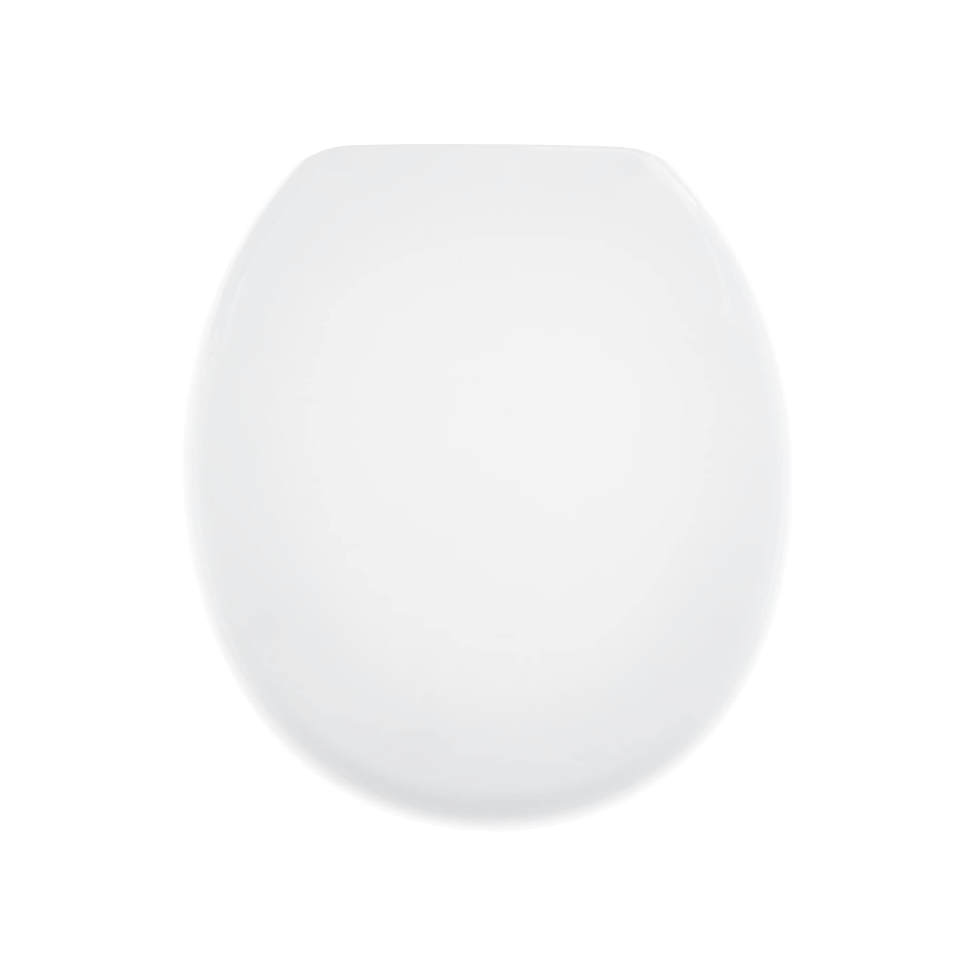 Blue Canyon Contract Thermoplastic Toilet Seat with Non-Slip Seat Bumpers & Heavy-Duty Stainless-Steel Hinges – Soft Close Toilet Seat - Button Quick Release Toilet Seats - Universal Fixings (White) — image 1