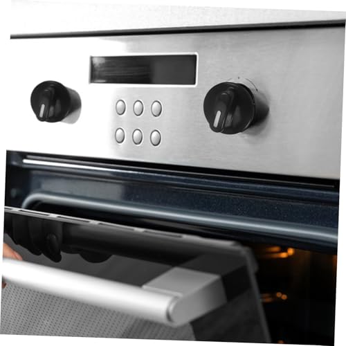 Kisangel 2 piezas perillas de temporizador de repuesto de plástico para olla de presión eléctrica horno perillas de control de eje en forma de D instalación fácil limpieza accesorios de cocina miniatura 6