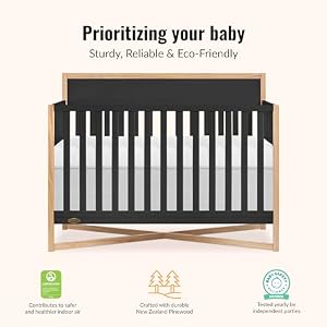 Dream On Me Owen 5-in-1 Convertible Full Size Baby Crib, GREENGUARD Gold — photo 5 of 6