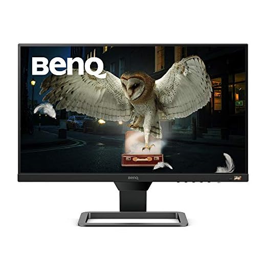 BenQ EW2480 - Monitor de 23.8" FullHD (1920x1080, 5ms, 75Hz, 3x HDMI, IPS, HDRi, FreeSync, Altavoces, Eye-care, Sensor Brillo Inteligente, Flicker-free, antireflejos, sin marco, VESA) - Gris