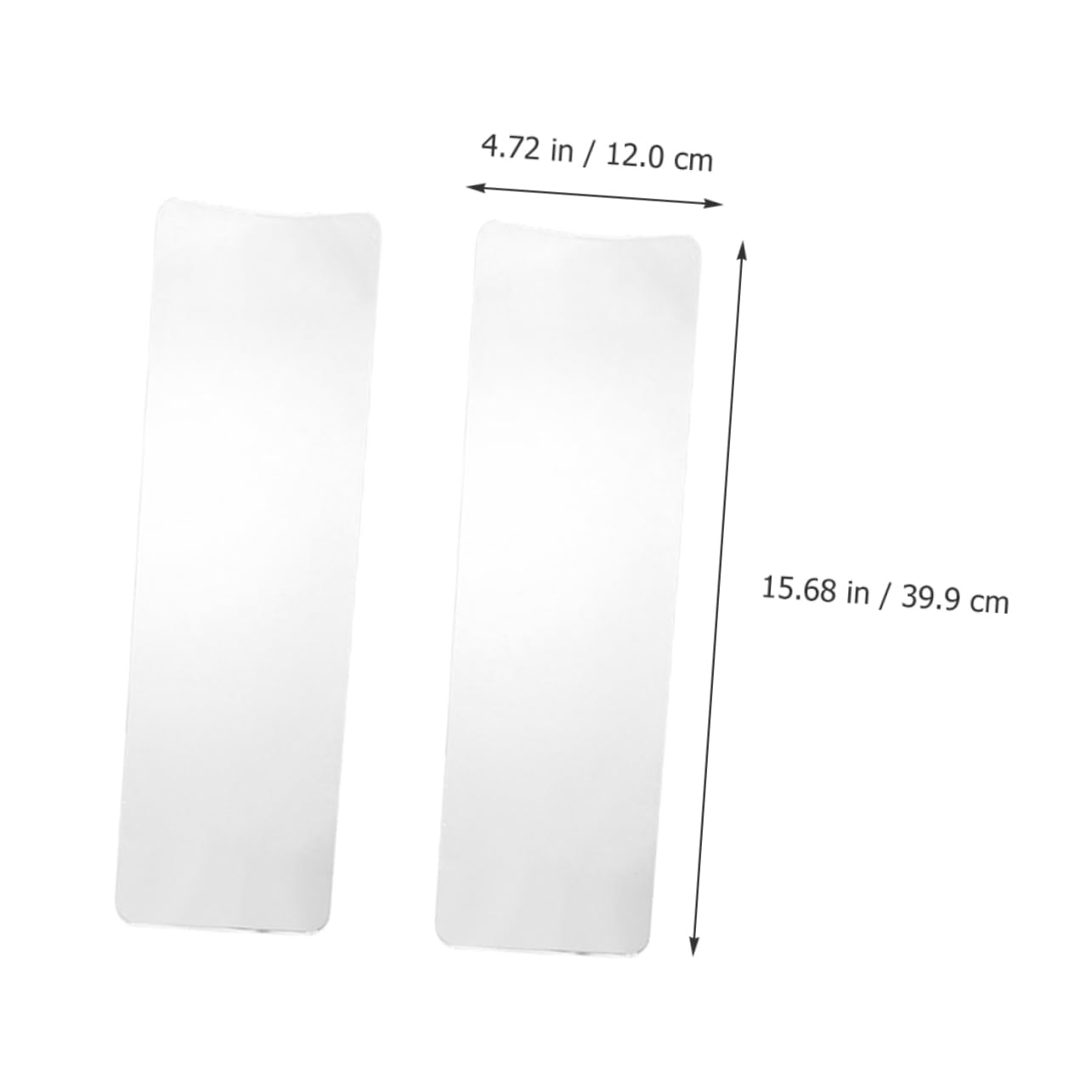 Hair Highlighting Board 15.70X4.72In Clear Dye Paddle 2 Pack Lightweight Hair Color Board for Precise Foiling and Salon Home Coloring
