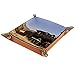 XiangHeFu Klassischer Alter Dampfzug Valet Tray Ledertablett Leder Catchall Schlüssel Handy Münzkasten für Schlüsselgeld Nachttisch Storage Container Box Organizer