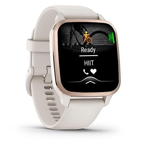 Garmin Venu Sq 2 Music - GPS-Fitness-Smartwatch mit 1,4" AMOLED Display, integriertem Musikplayer, Schlafanalyse und über 25 Sport-Apps. Garmin Pay, bis zu 11 Tage Akkulaufzeit und wasserdicht.