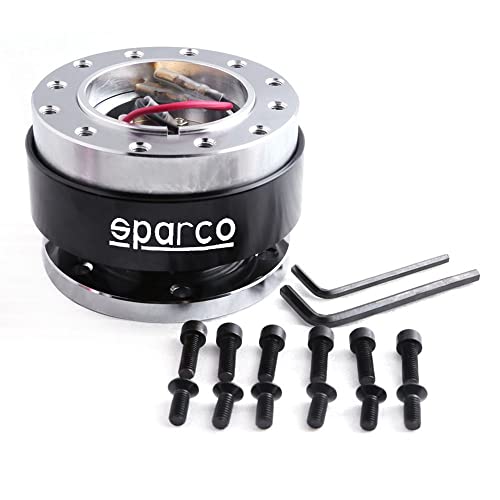 Image of AUTO MT SPARCO Universal Steering Wheel Ball Quick Release Boss Kit Lock Joint JDM Hub