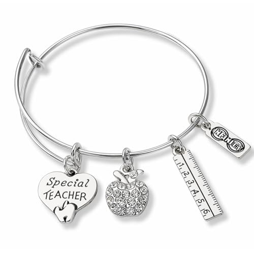 Infinity Collection Special Teacher Bracelet, Teacher Jewelry, Special Teacher Gift - Show Your Teacher Appreciation for Women