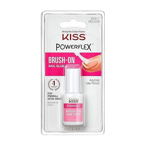 Kiss Powerflex-Brush-on Glue for False Nails Cover