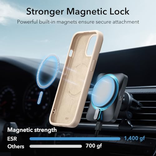 image for ESR for iPhone 15 Plus Case with MagSafe, Supports Magnetic Charging, 