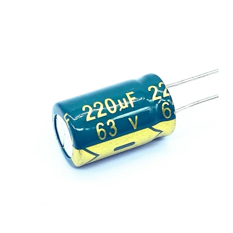 Condensateur aluminium 63V 220uF haute fréquence et basse impédance en lot de 20 pièces