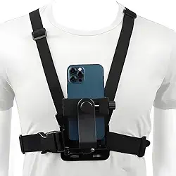 Suporte Peito Peitoral Para Celular Câmera Compativel Gopro Chest Band