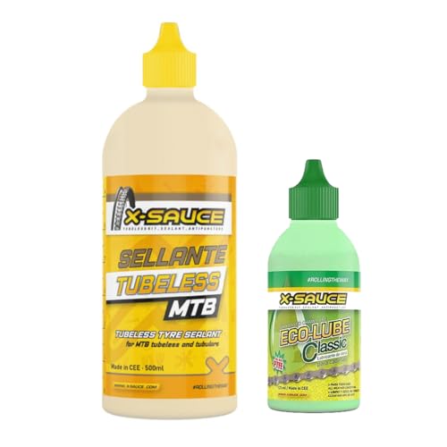 X-Sauce MTB - Lubricante de Cera + Sellante Antipinchazos Tubeless