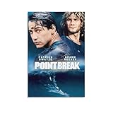 Wall Posters Classic Movie Point Break Movie Posters Cool Artwork Wall Art Home Decor Gift Ideas Poster Decorative Painting Canvas Wall Art Living Room Posters Bedroom Painting 08x12inch(20x30cm)