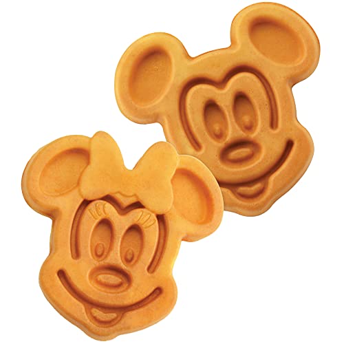 Disney Mickey & Minnie Double Flip Waffle Maker by Select Brands - Rotating Nonstick Waffle Iron - Adjustable Browning Control - Makes 6 Mickey & Minnie-Shaped Waffles by Disney - Image 7