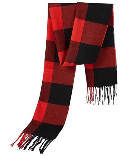 Women Men-Buffalo-Plaid Christmas Shawl Scarf - Fashion Winter-Soft Plaid Cold Warm Long Scarves Cold Weather Wraps2