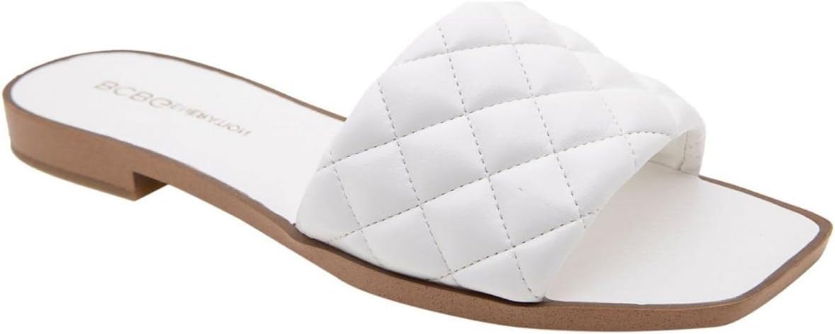 BCBGeneration Women's Laila Mule, White, 5