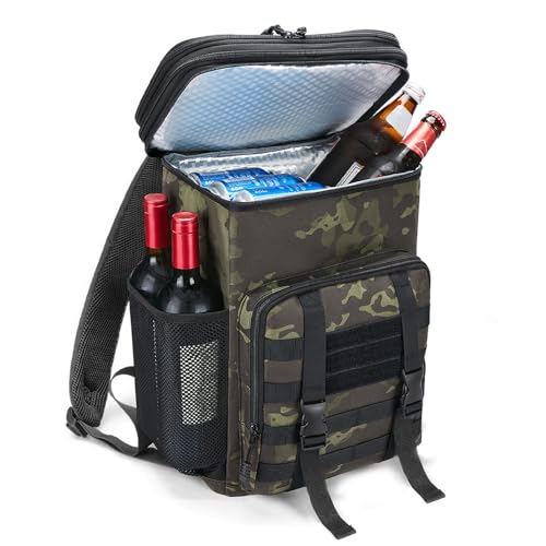HSHRISH Kühlrucksack 30L erweiterbar auslaufsicher Wandern Camping Strand – Ansicht 1