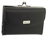 SECRETDRESSING - Porte Monnaie clic clac Cuir et Porte Cartes 13 cm X 9 cm Noir