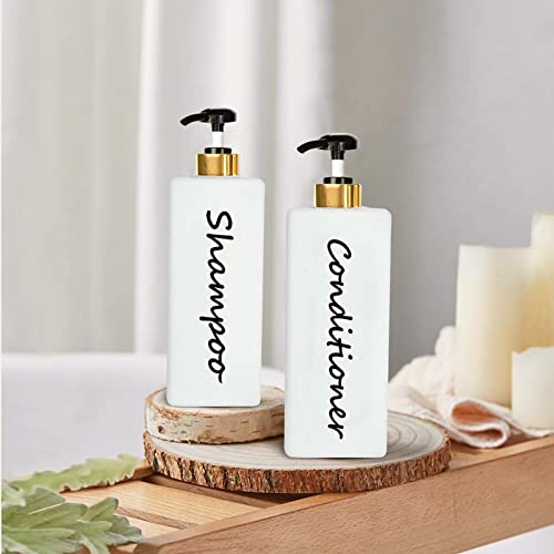 Shampoo Dispenser For Shower Wall (3 Chamber) Drill Free Shower Soap Dispenser Wall Mount - Refillable Shampoo And Conditioner Bottles - Stylish Permanent Labels - For Hotel Bathroom #TOP4