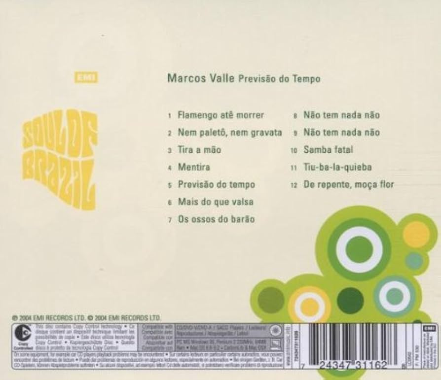 Previsao Do Tempo: Valle Marcos: Amazon.fr: CD et Vinyles}
