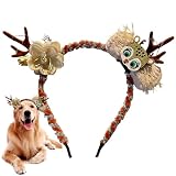 Douce lueur LED : ce bonnet utilise un éclairage LED délicat pour produire un adorable effet lumineux, qui améliore la visibilité de votre chien la nuit tout en ajoutant une touche festive.