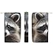 SYJTGDE Leather Wallet Bag Little Raccoon Face Painted Credit Card Holder Fashion Simple Card Bag Multifunctional Wallet