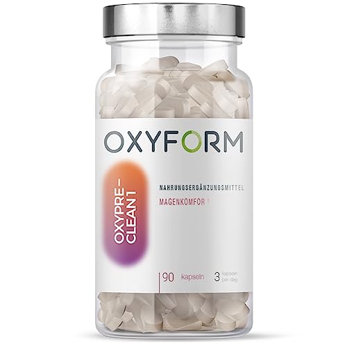 Oxyform - Complemento Alimenticio - Oxipreclean 1 - Canela de Ceilán Extra Fuerte - 90 comprimidos - Confort Digestivo Gástrico - Salud del Hígado e del Intestino - Trastornos Intestinales Digestión