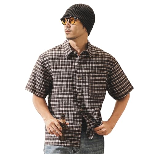 Chemise américaine homme coupe ample pour éviter la chaleur avec style vintage