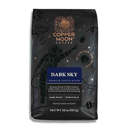 Copper Moon Whole Bean Coffee, Dark Roast, Dark Sky Blend, 2 Lb #TOP10