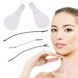 60 PCS Lift Adhesivo Facial,Engomada Invisible de la cara del Lifting Facial en Forma de V,Lifting Cuello, ojos y…