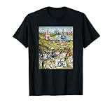camisas ecko unltd original El Hieronymus Bosch El jardín de las delicias terrenales perfecto para artistas, diseñadores, ilustradores, profesores de arte y estudiantes. Gran idea para mujeres y hombres que aman las pinturas y dibujos de Hieronymus Bosch.