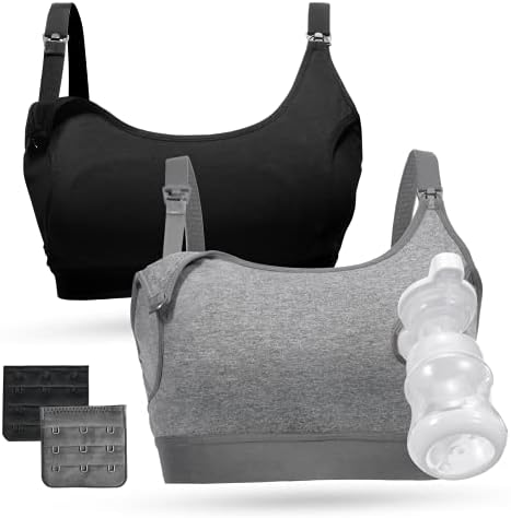 Momcozy Pumping Bra Hands Free, Pumping and Nursing Bra in One Ho...