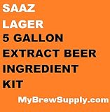 Saaz Lager Homebrew 5 Gallon Beer Extract Ingredient Kit By My Brew Supply