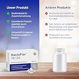 BactoFlor® 10/20 - Probiotika für Darmkur hochdosiert 100 Kapseln - Darmbakterien zur Darmsanierung & Darmflora Aufbau - 20 Bakterienstämme für den Darm - 2000 Mrd KBE/Pack. - laktosefrei, glutenfrei