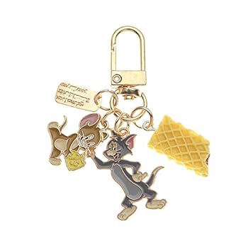 トムとジェリー キーホルダー　年代物　4個セット Amazon.co.jp: トムとジェリー キーホルダー 創意 アニメ