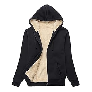 SWISSWELL Hoodies for Women Winter Fleece Sweatshirt – Full Zip Up Thick Sherpa Lined Hooded Jacket