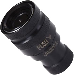 Alphacool 17457 Eiszapfen Quick Coupling Female G1/4 Inner Thread - Deep Black