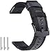 Olytop Compatible Galaxy Watch Active2 44mm 40mm Bands/Galaxy Watch 42mm Band & Vivoactive 3 Bands, 20mm Premium Nylon Sport Strap Wristbands for Garmin Vivoactive 3 /Ticwatch E Smartwatch - Black