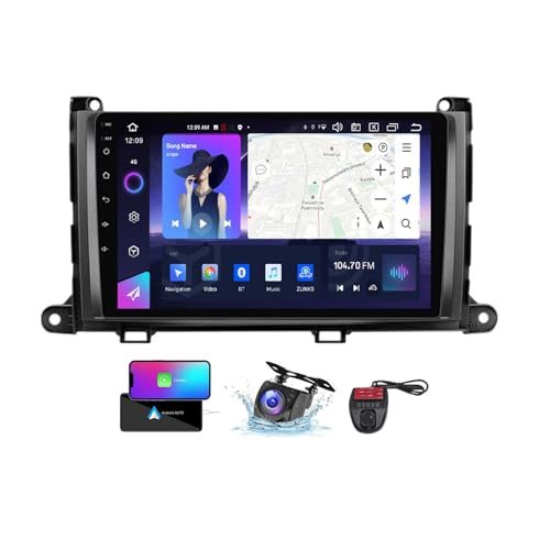 Autoradio Android 13 pour remplacer la radio d'origine Toyota Sienna
