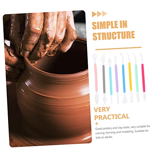 ERINGOGO 80 Peças De Ferramentas De Argila De Polímero De Argila Colorida Modelos De Ferramentas De
