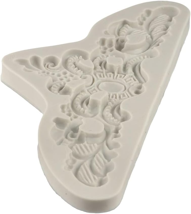 Vintage Relief Baroque Silicone Cake Mould,Crown Chocolate Moulds Non Stick Sugarcraft Fondant Cake Decorating Tools for DIY Pastry Baking Tool image 4