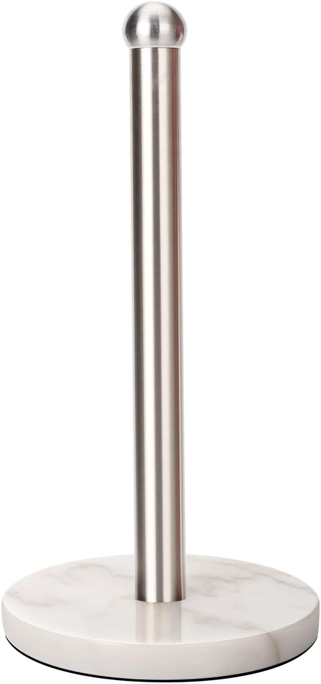 Heavy Weighted Paper Towel Holder, Easy OneHanded Design for Kitchen Stand Paper