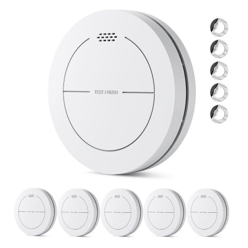 Safeliveo Rauchmelder 5er Set,10 Jahre Batterie Standalone Feuermelder