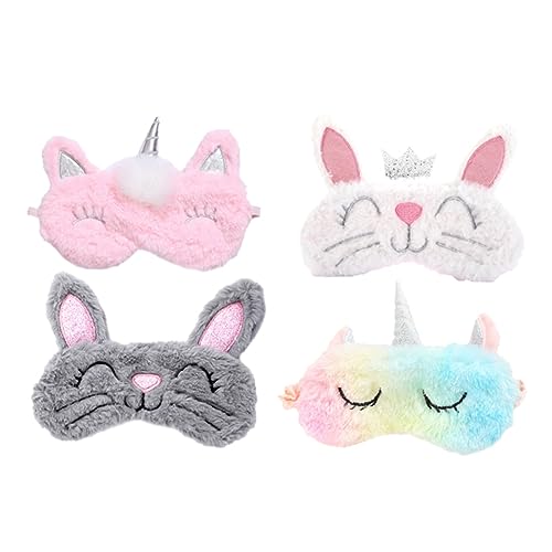 minkissy 4 Piezas Tapa De Ojos Estereoscópico Máscaras Rana Para Dormir Refrescante Para Dormir De Sombreado Antifaz Para Dormir Venda